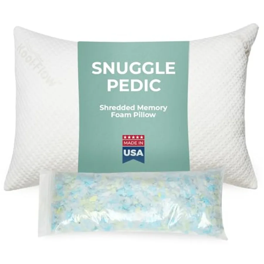 King Size Shredded Memory Foam Cooling Pillow