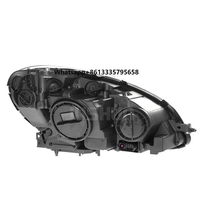 

JUSHUN for Mercedes Benz 2007-2010 W204 C180 LED Xenon Headlights 12V White Bulb 6000K Color Temperature Front Lighting Flashing