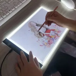 A5/A4 copying table calligraphy luminous board LED copying table painting board hand copied newspaper anime transparent board