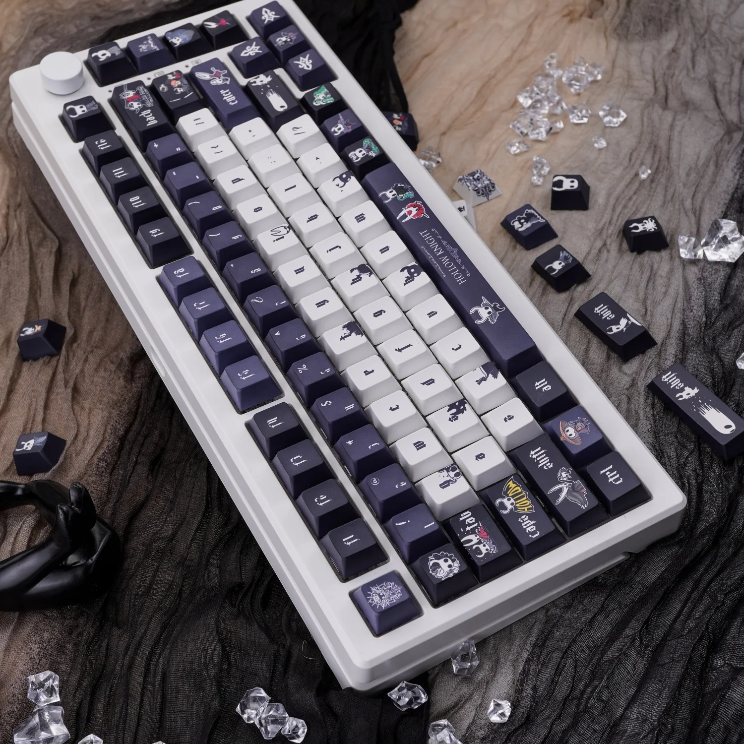 Set di copritasti a tema Hollow Knight MOA Cherry Profile PBT Gioco personalizzato Keycap Cappucci per tastiera meccanica creativa Hornet personalizzati