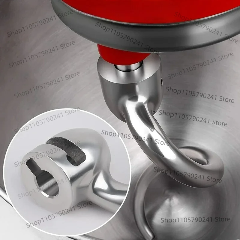 Dough Hook For Kitchenaid 5QT Lift And 6QT Stand Mixer, Mixer Dough Attachment, Dishwasher Safe
