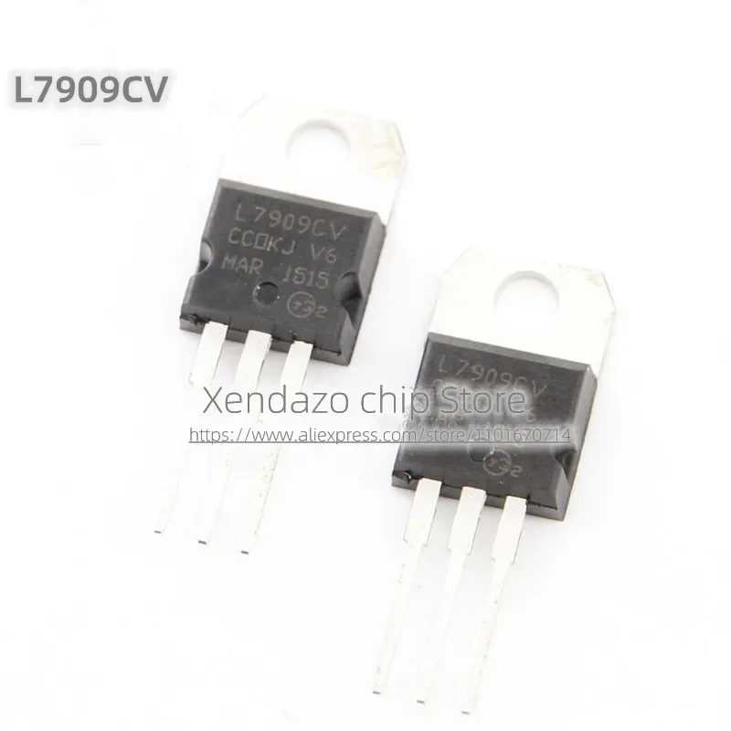 10pcs/lot L7909CV L7909 TO-220 package Original genuine 9V Three-terminal voltage stabilizer