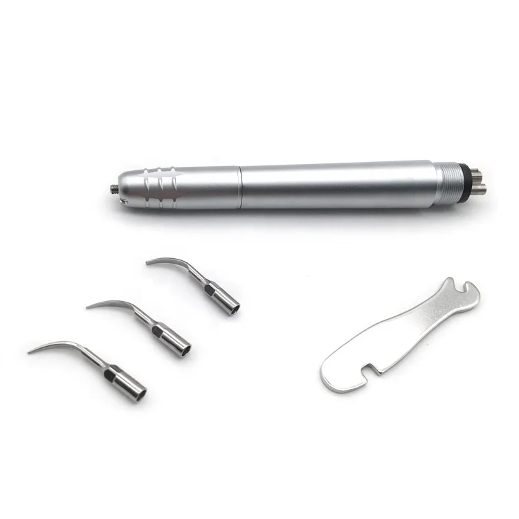 

2/4 Holes den tal Ultrasonic Air Scaler Handpiece with 3 tips den tal Scaler Handpiece