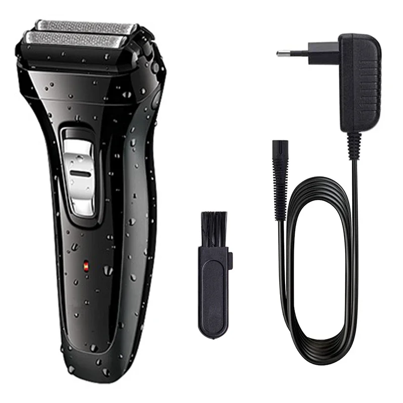 Rechargeable Men's Facial Electric Shaver - Powerful Waterproof Foil Razor