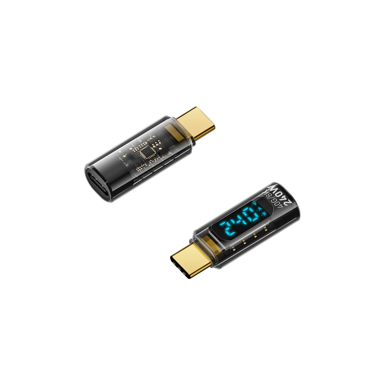 NNBILI 1 PCS Digital LED Display USB 4 Typ-C Adapter 8K 60HZ PD 240W Power Meter Tester Datenübertragung 40Gbps OTG Konverter