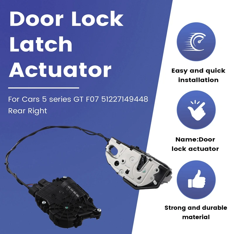 Car Door Lock Latch Actuator Soft Close System For BMW 5 Series GT F07