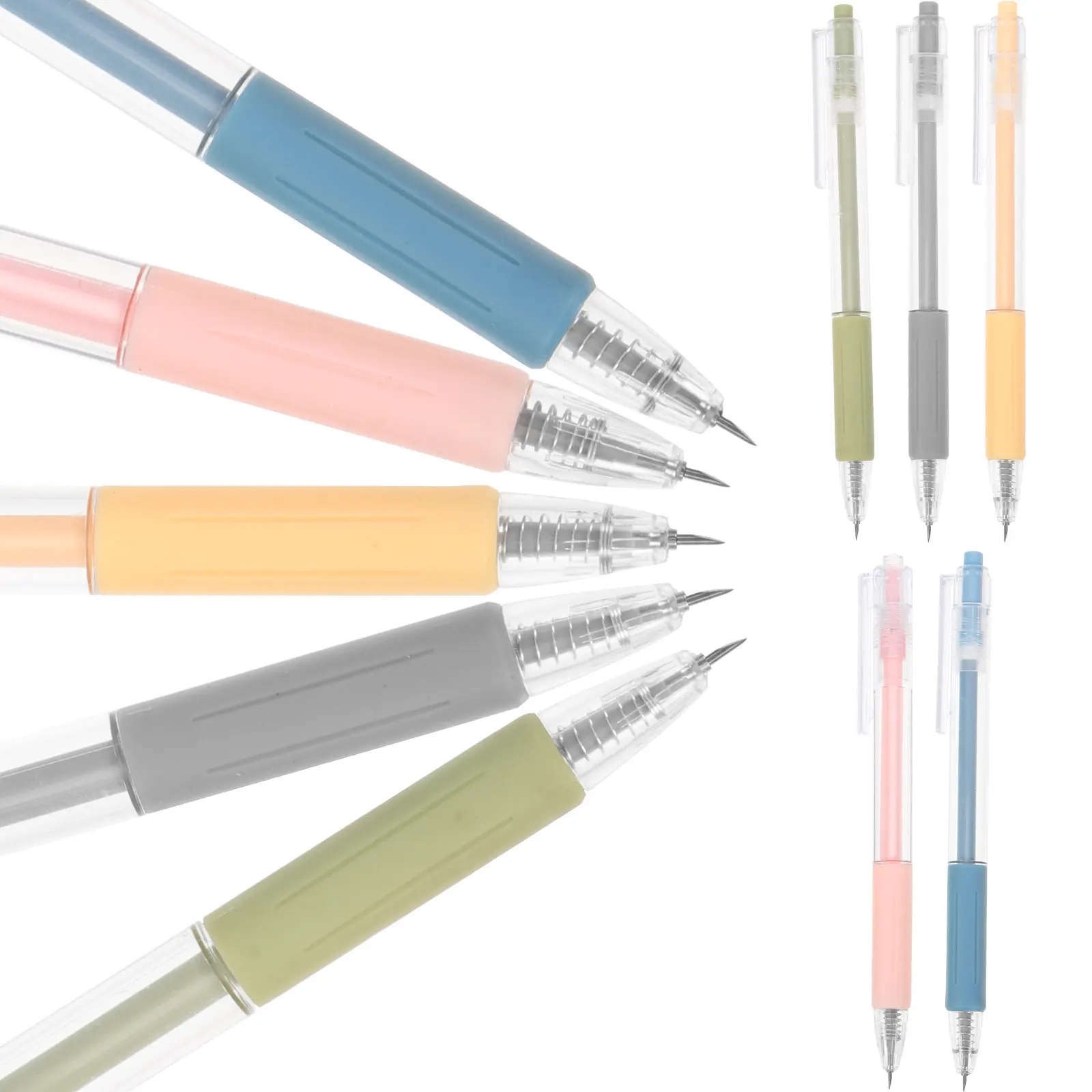 

Набор из 5 мини-резаков в форме ручки для бумаги, конвертов, писем, упаковочной ленты, для рукоделия, портативные, для офиса и школы