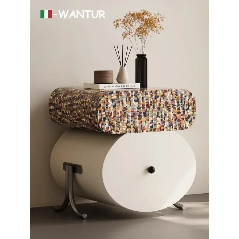 Jane Rainbow Bedside Table Master Bedroom Bedside Mosaic