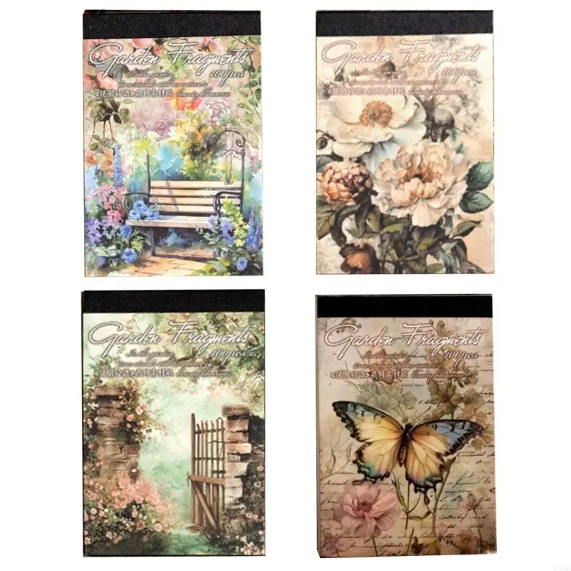 

100 листов декоративная бумага для журналов, фоны для скрапбукинга, бумага для журнала, украшение для изготовления карточек,