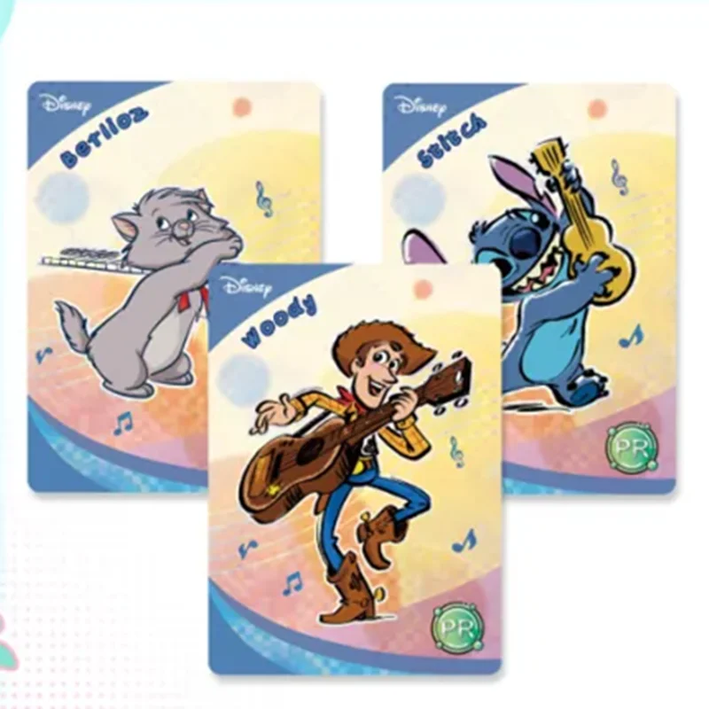 KAKAWOW New Original Joy Edition Disney Fun series Cards Stitch Mickey Mouse Cartoon Art Series Trading Collection Card Kid Gift