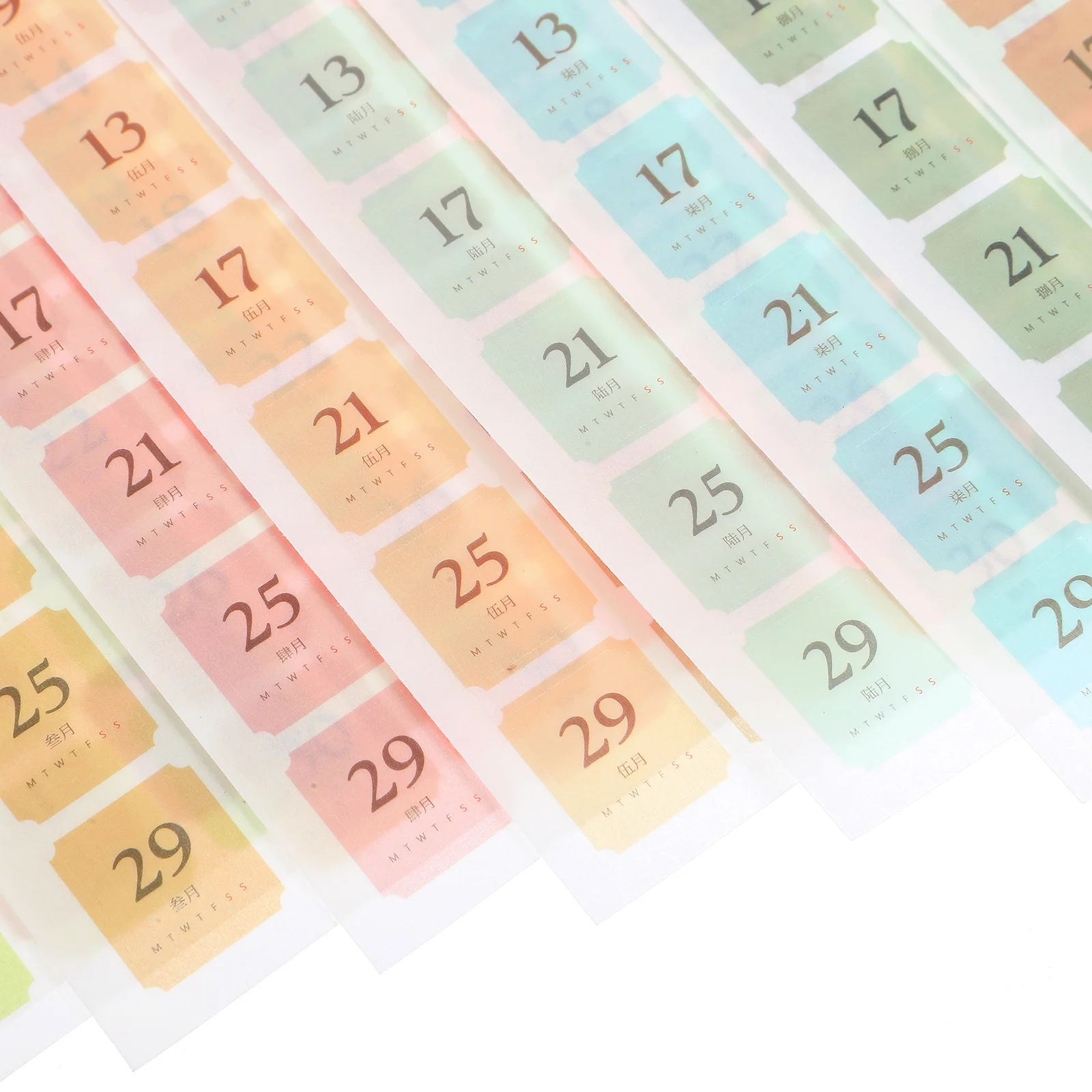 

12 листов наклейки с датой, многофункциональные аксессуары для планировщиков, яркие цвета, портативные офисные и школьные вкладки для книг, компактные вкладки для книг