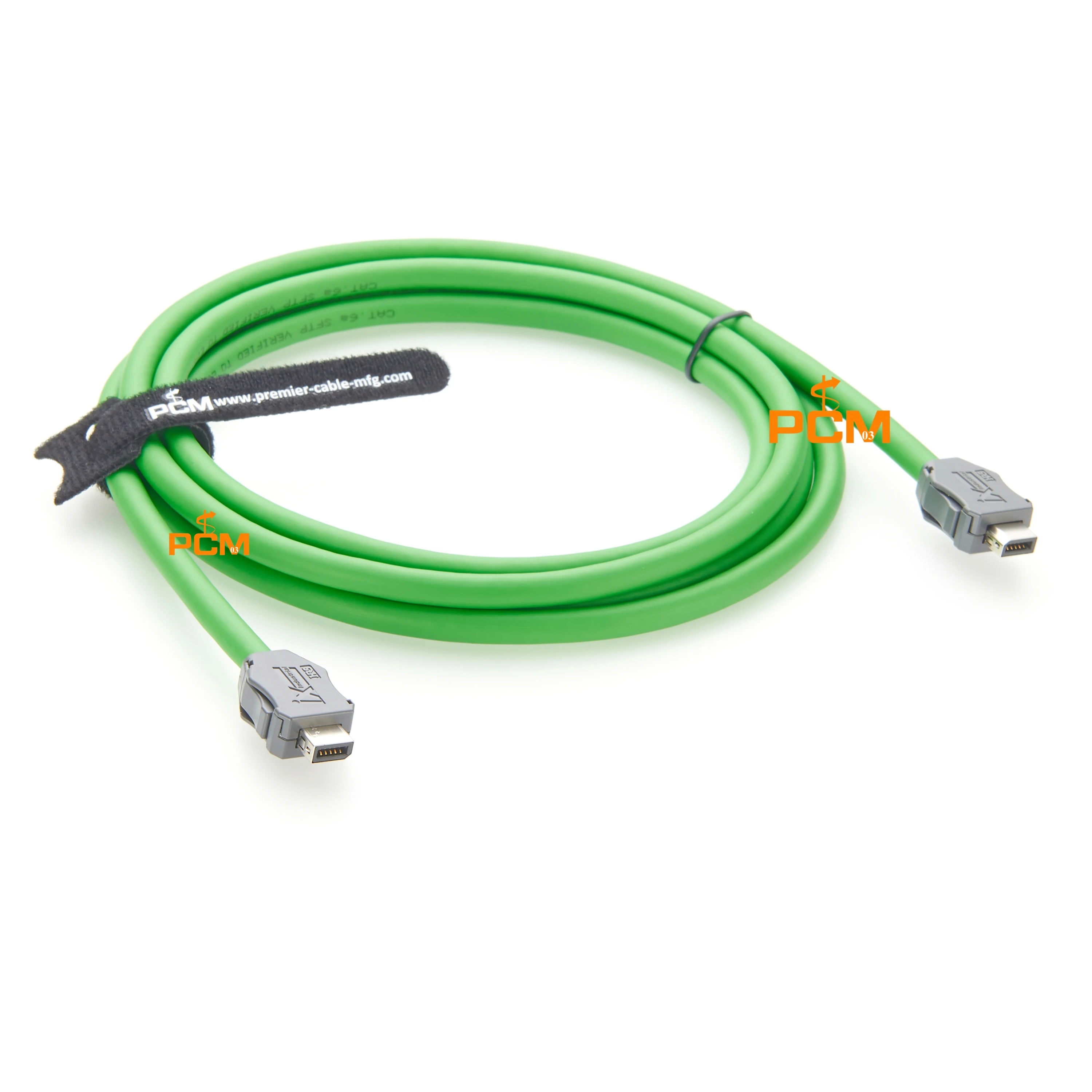 ix อุตสาหกรรม B-key ถึง B-key Ethernet Cat6a Serial Cable ใช้งานร่วมกับ Hirose Harting สําหรับอุตสาหกรรมสวิทช์เครื่อง Vision PoE