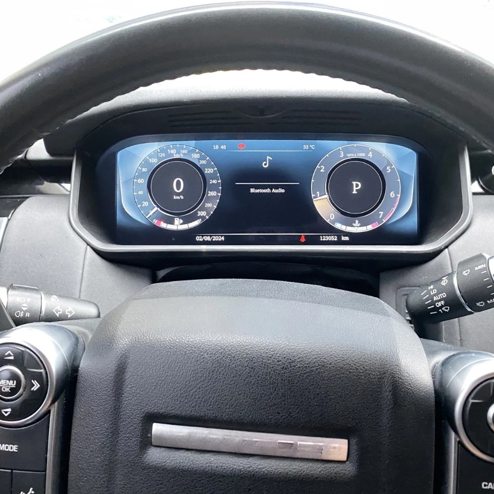 

For Rover Land Rover Discovery 5 2017-2021 Dashboard Cluster Screen Digital speedometer LCD instrument panel 4+3 Colour UI