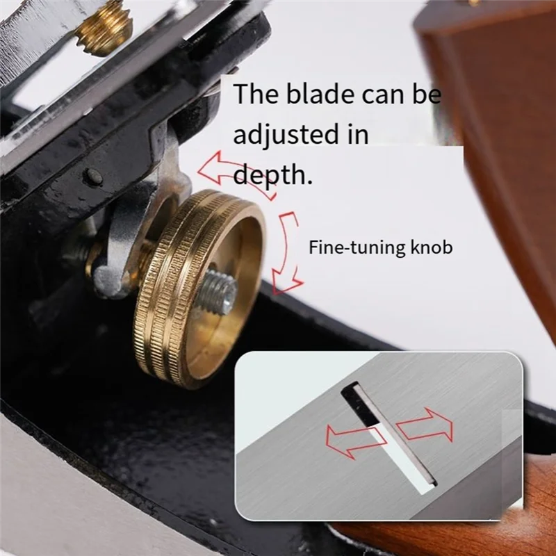 

Mini 6.3" For Wood Planer-Hand Block Small Bench Hand Plane Ideal For Woodworking Projects