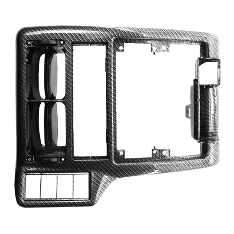 A98M For VW Polo 6N 94-97 Caddy Vento Compatible Car Center Console Replacement Air Vent Grille In Carbon Fiber 6N1858069A 6N185