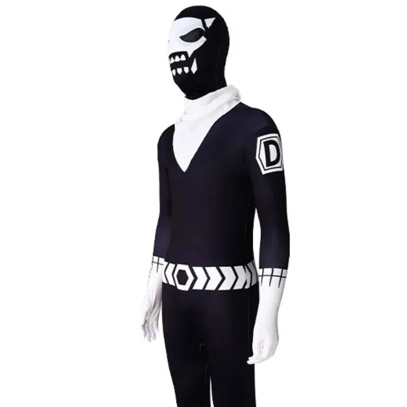 Anime Go Go Loser Ranger Cosplay Fighter D Cosplay Costume Ranger Reject Sentai Daishikkaku Hibiki Sakurama Halloween Mask Suit