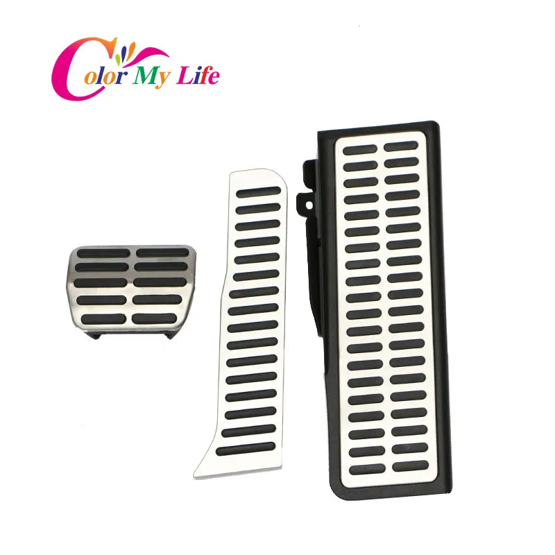 Car Gas Brake Rest Pedal Car Pedals for Volkswagen Vw Golf 5 6 MK5 MK6 Jetta MK5 Scirocco CC TIGUAN Toureg for Skoda Octavia A5