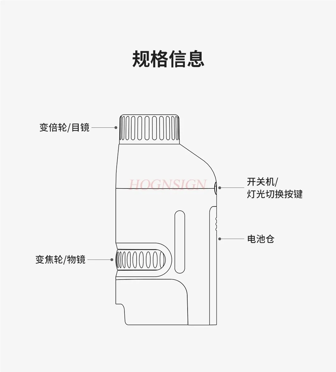 Microscope for children's science students, microscope for high-definition scientific enlightenment