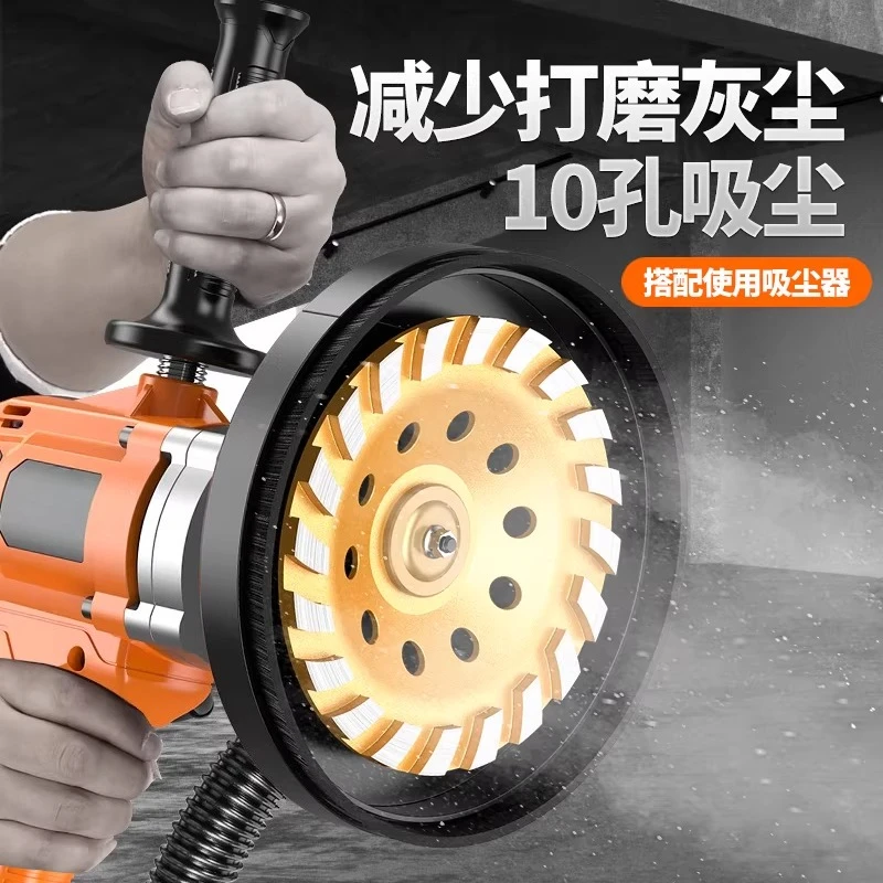 Heavy Duty Self-Propelled Concrete Floor Grinder and Polisher, with 220V 380V Motor and Integrated Vacuum Hood