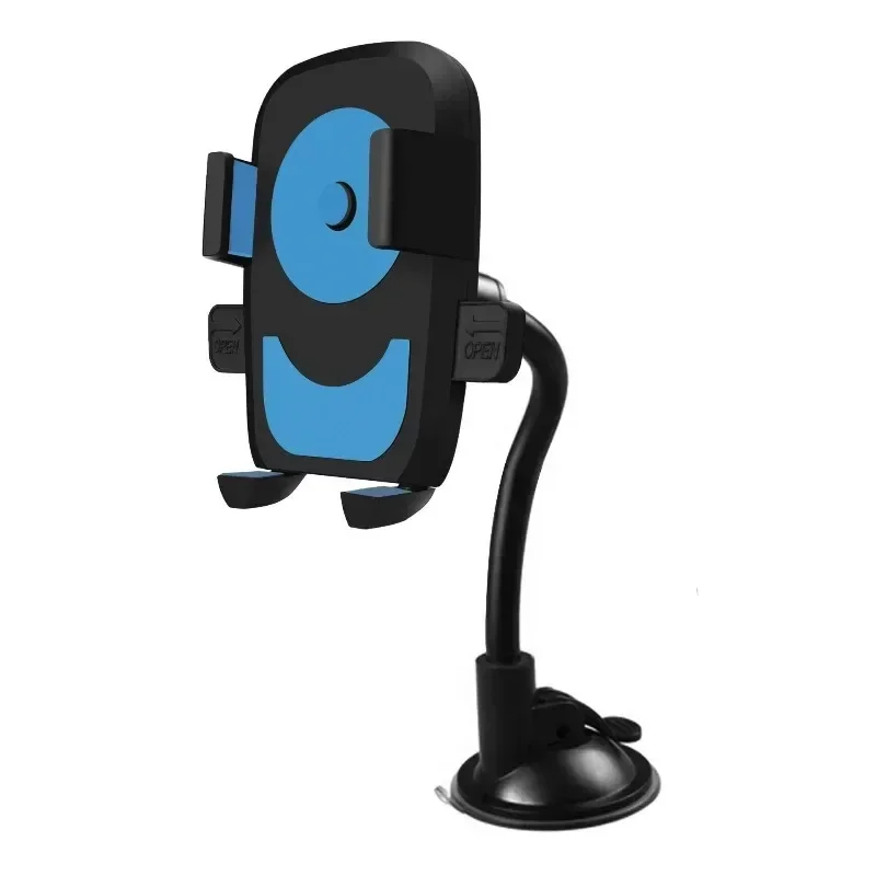 1pcs New Car Phone Holder Bracket Mount Cup Holder Universal Car Mount Mobile Suction Windshield Phone Locking Car-Accessories