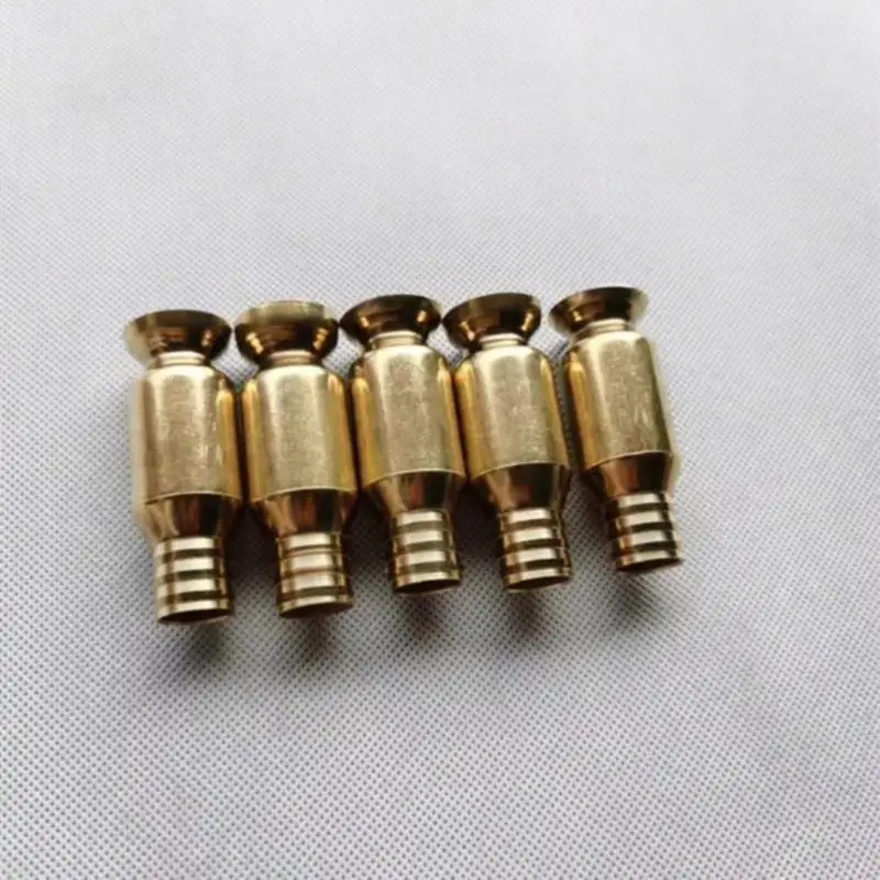 

1pc Red Copper Siphon Filler Pipe Manual Pumping Oil Pipe Fittings Siphon Connector Gasoline Fuel Water Shaker Siphon Wholesale