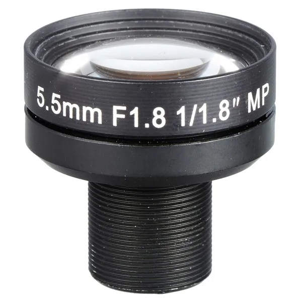 

HD 5MP 5.5mm Lens1/1.8" F1.8 M12*0.5 Mount 64.5 Degree CCTV Camera Lens