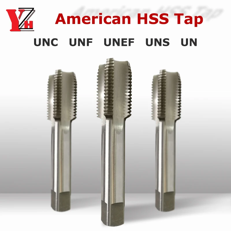 Hss Tap American Standard Unc Unf Unef un Uns Parafuso de Rosca de Flauta Reta 080 256 440 4-48 5-40 5-44 632 6-40 4