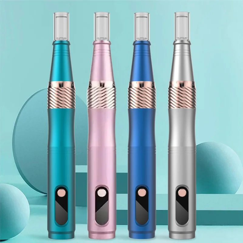 Home beauty instrument, nanocrystalline pen, electric beauty tool, with 4 disposable replacement nanoheads