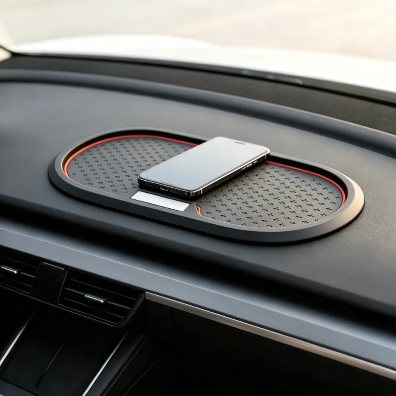 Multi-functional Car Dashboard Anti-slip Mat Durable Phone Holder Pad Non Slip Mat for Automobile Console