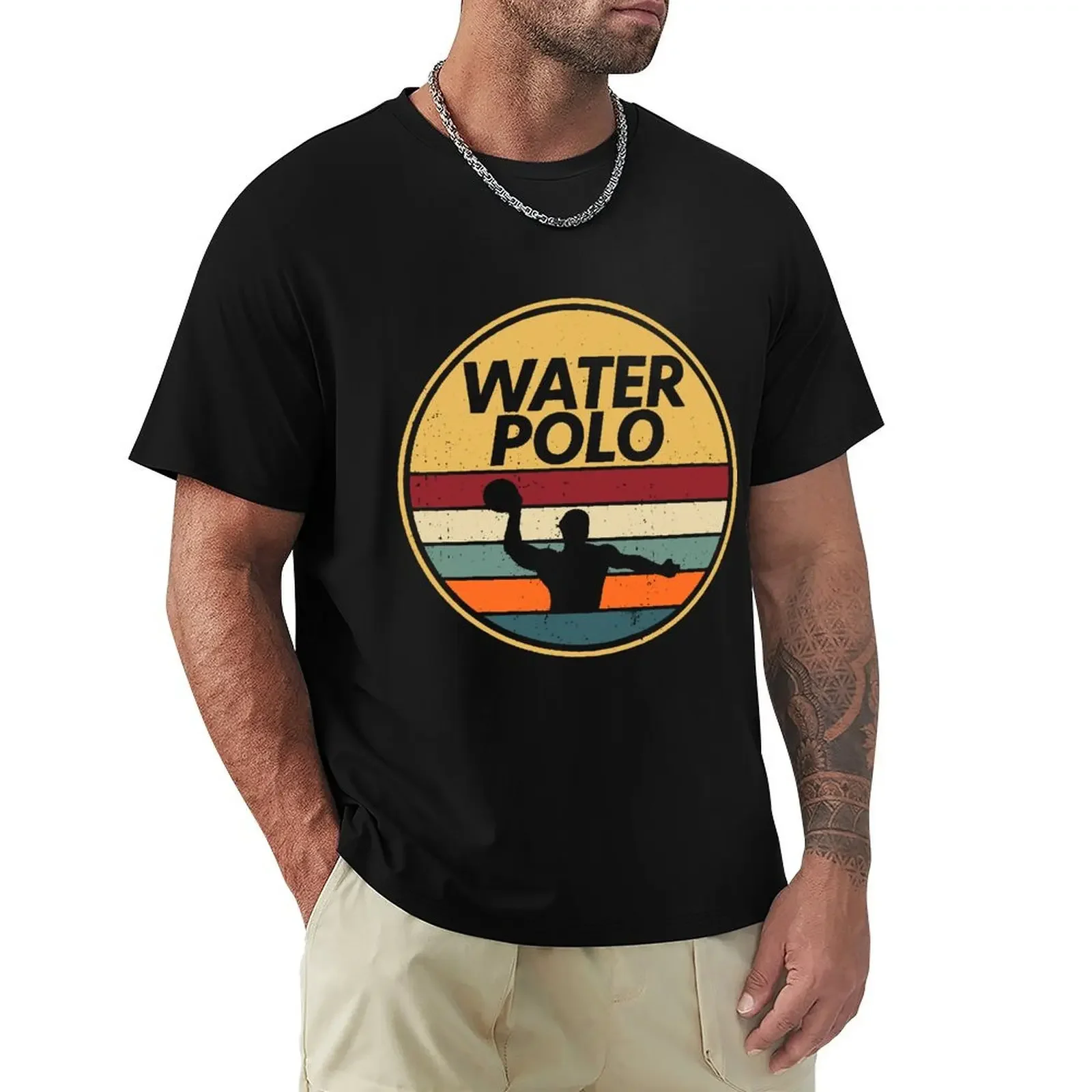 Summer Style Graphic Cotton Streetwear Short Sleeve Birthday Gifts T-shirt Men Funny Retro Water Polo Vintage Waterpolo TShirts