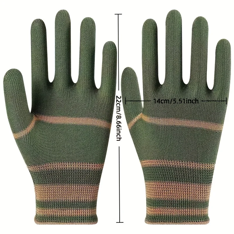 Immagine 3: Guanti in nylon da 10 pezzi - Texture leggera e aderente, adatti per ciclismo all'aperto, pesca, campeggio, taglia unica adatta a tutti