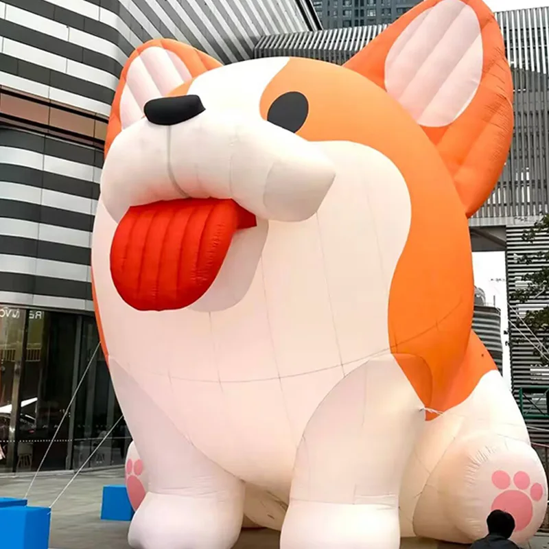 

Inflatable yellow cute dogs, animal-based air models, and promotional props for outdoor shopping mall and square activities