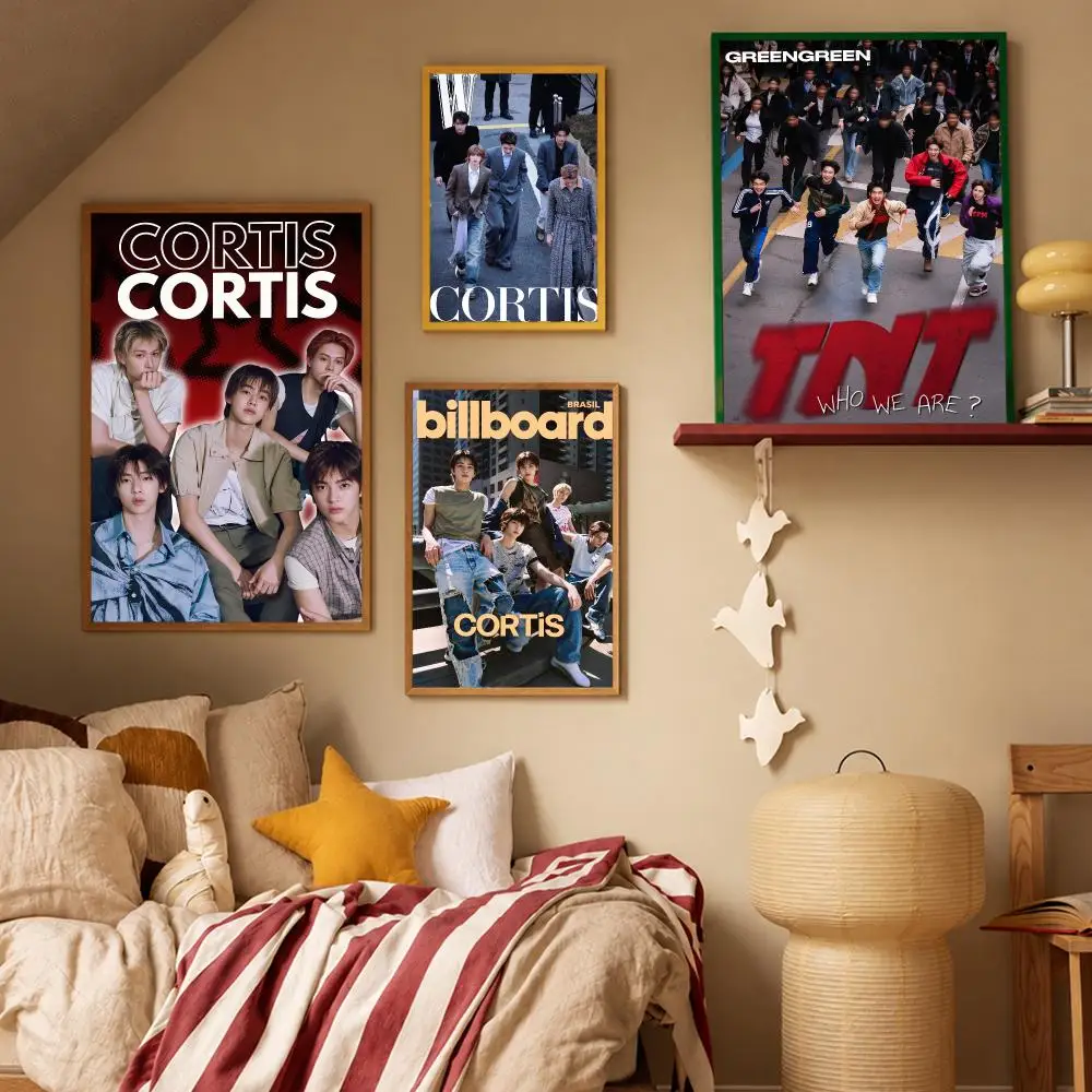 Group K-Pop CORTIS Poster HD Waterproof Wall Art Posters Self Adhesive Bedroom Living Room Home Decor Gift - view 2