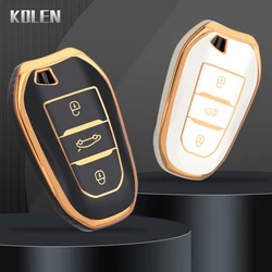 New TPU Car Remote Key Case Cover Shell For Peugeot 308 408 508 2008 3008 4008 5008 Citroen C4 C4L C6 C3-XR Picasso DS3 DS4 DS5