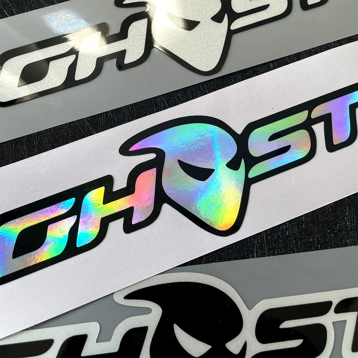 1Pc Ghost Pattern Vinyl Sticker Waterproof Decal for Motorcycle Body Helmet Decor
