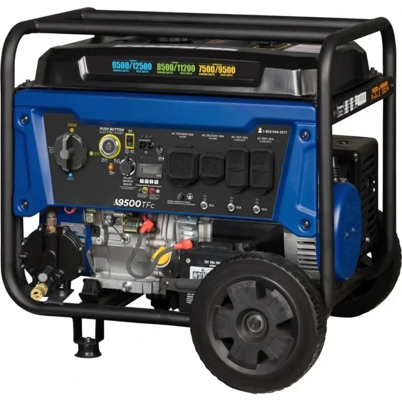 Outdoor Power Equipment 12500 Peak Tile Three Fuel Household Backup Portable Generator,Remote Electric Star