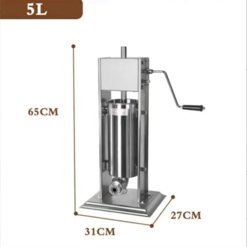 XEOLEO Spanish Churros Machine 3L/5L Manual Churros Making Machine Latin Fruit Forming Machine Stainless Steel Fritters Machine