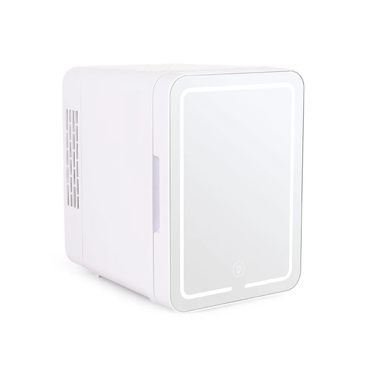 

Мини-холодильник для косметики и ухода за кожей с LED-зеркалом