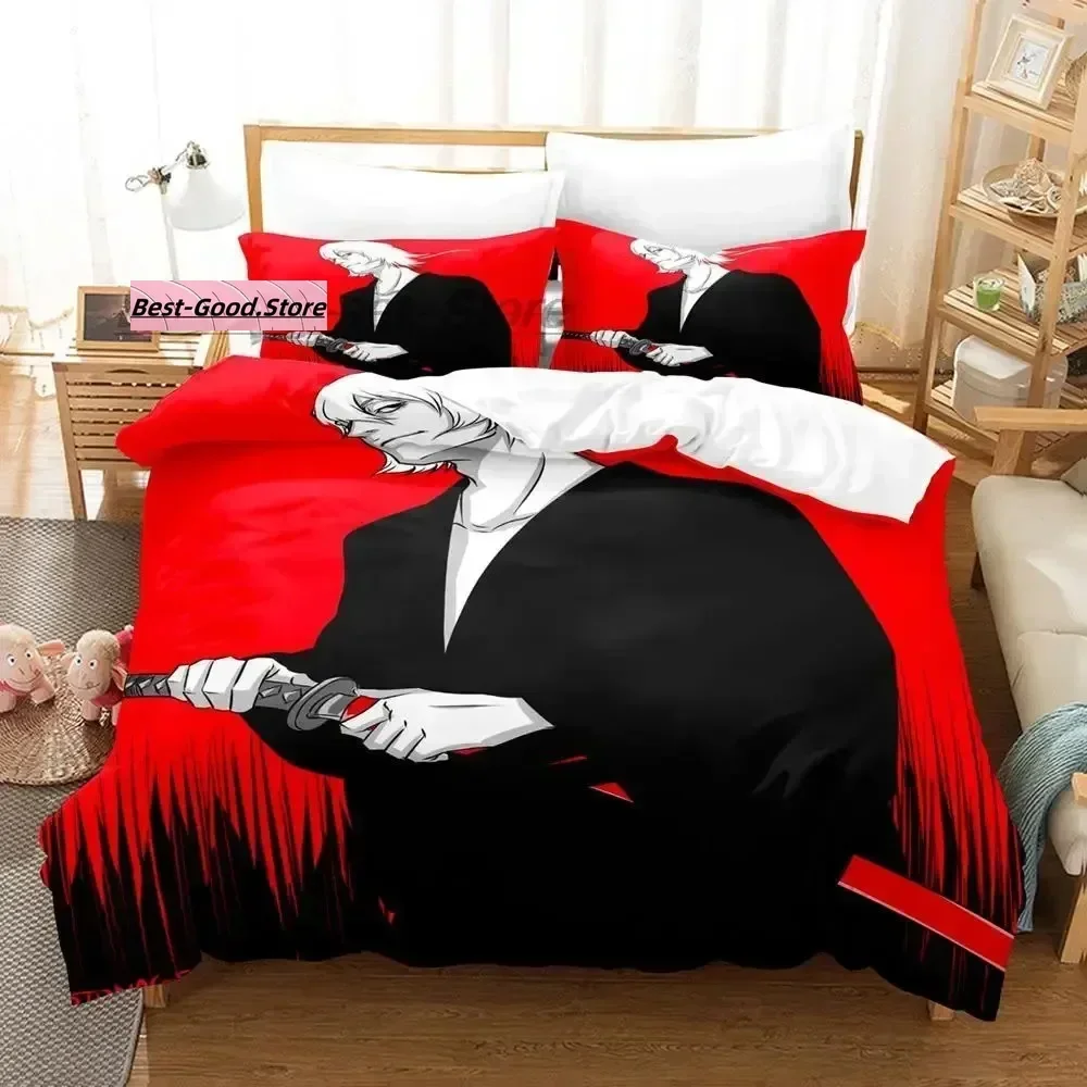 

New Bleach Urahara Kisuke Bedding Set Duvet Cover Sheet Printed Bed Set Pillowcase Bed Full Queen King Size Comforter Bedroom