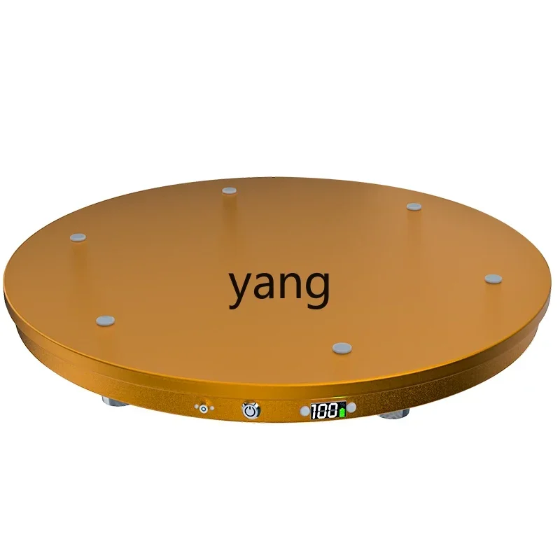 CX electric remote control turntable dining table base rotator speed adjustable glass solid wood rotator