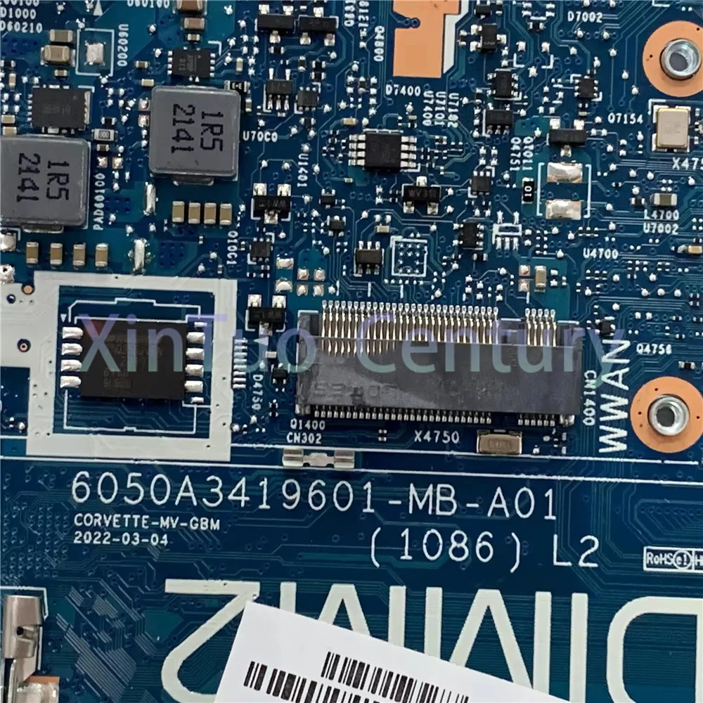 6050a 3419601   Para hp elitebook 830 840 g8 scheda madre del computador portátil uma i5-1145G7 i7-1185G7 N19883-601 100% testado trabalho