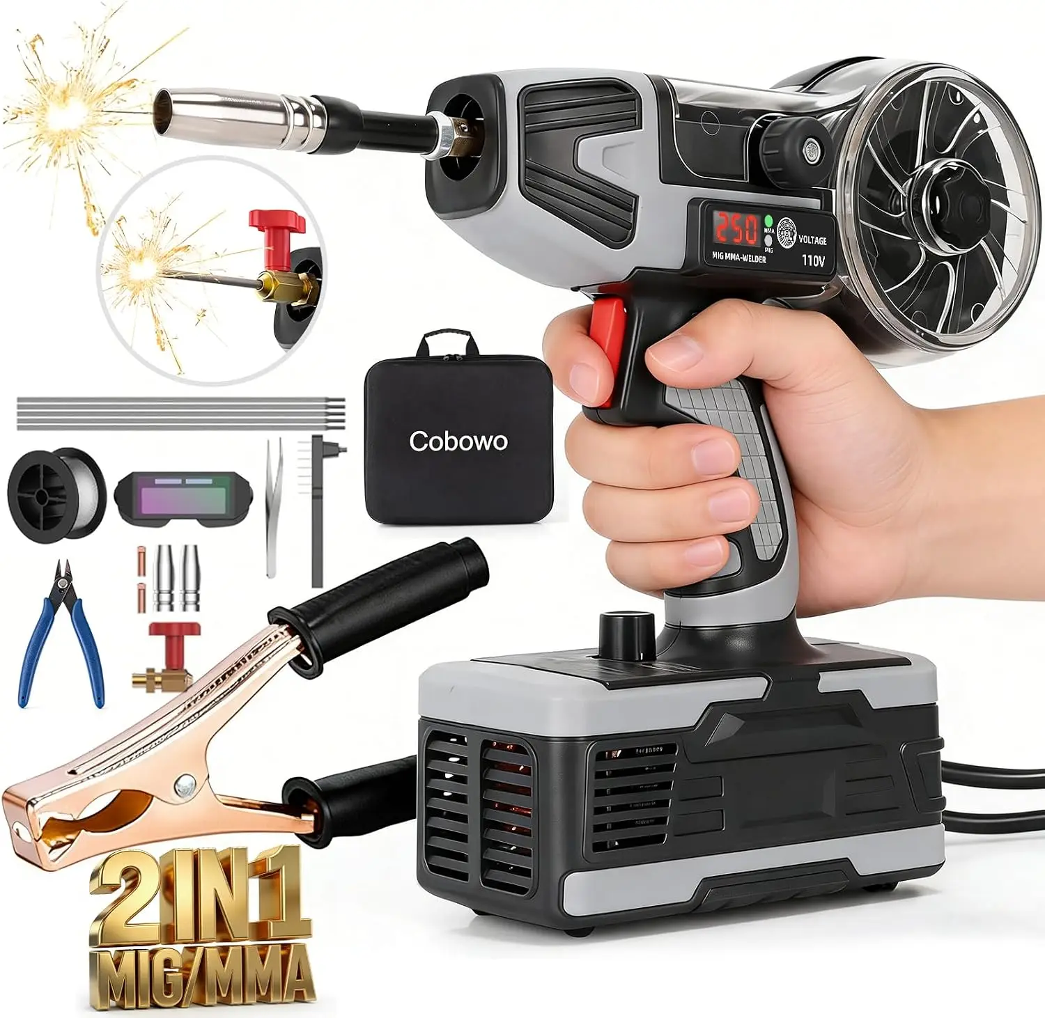 Solar USB Charger 5V 2A Portable Power Bank for Camping Hiking