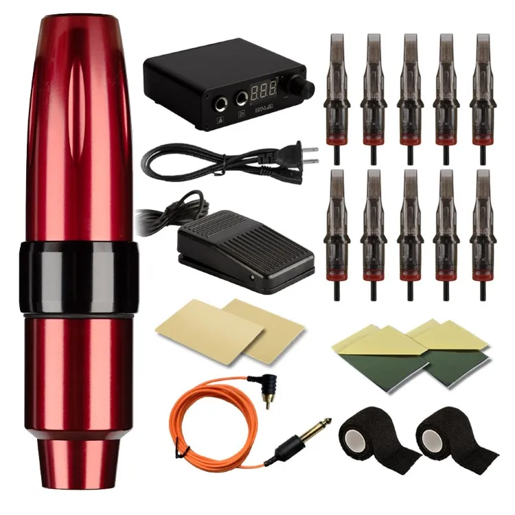 Professional factory full set of aluminum alloy tattoo set professional full set of eyebrow art