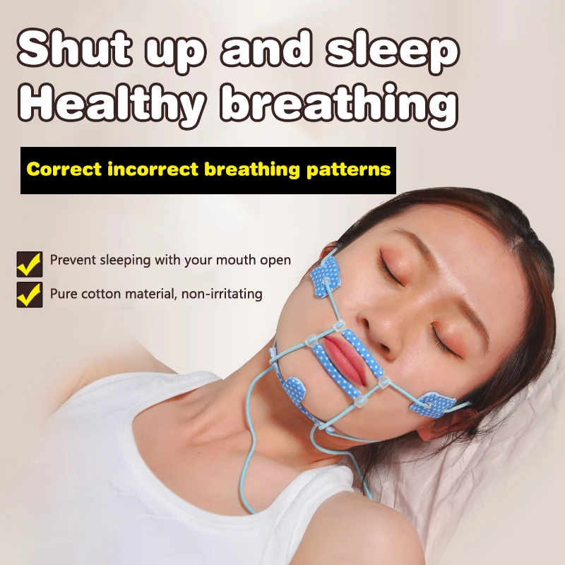 

Adjustable Anti Snore Chin Belt Strap Mouth Breathing Correction Elastic Band Improve Sleeping Care Tool Anti Apnea Belt