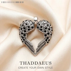 Pendant Wings Heart,2019 Brand New Fashion Jewelry Europe Bijoux Trendy Accessories 925 Sterling Silver Gift For Woman Men