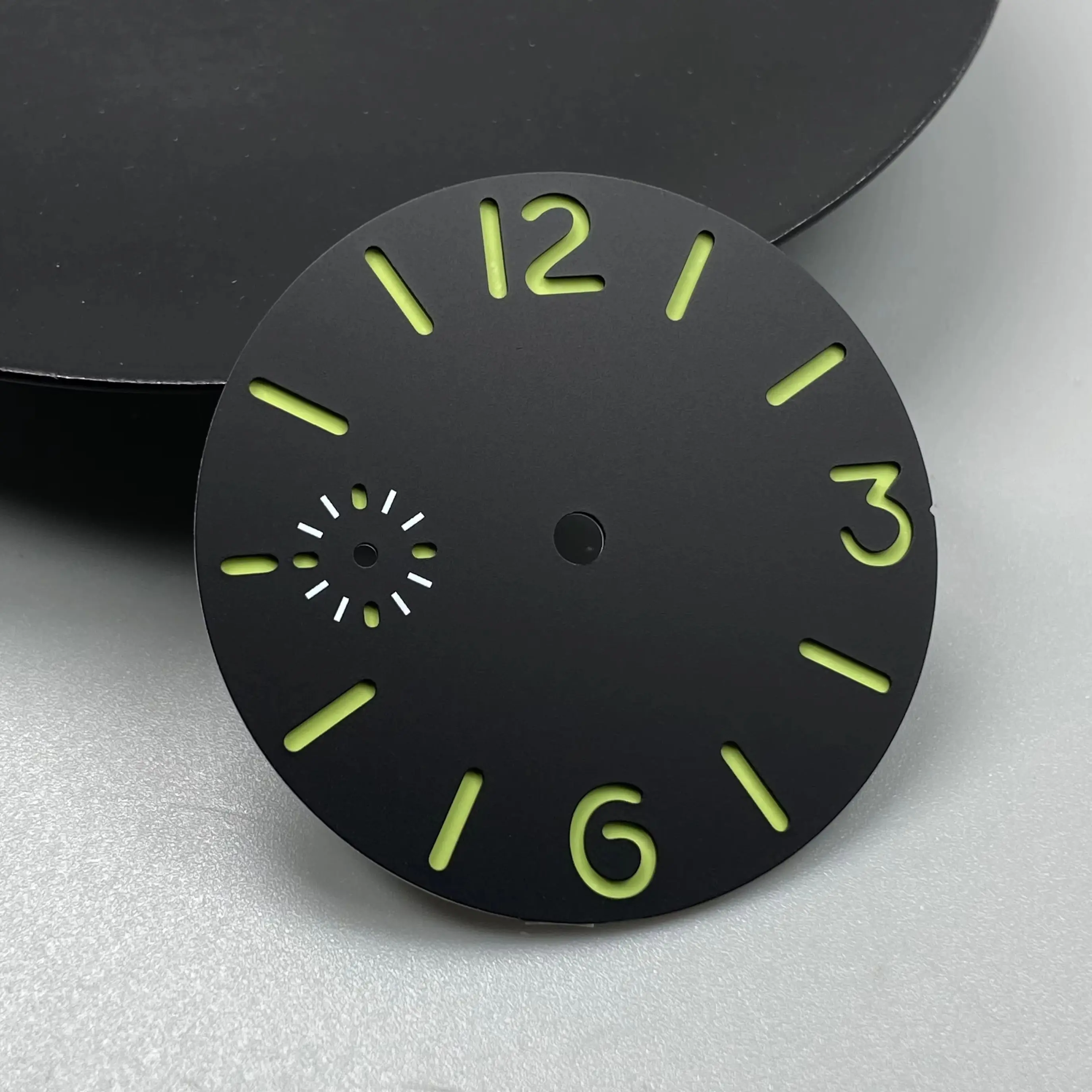 34.5mm/36mm Watch Dial Face for ETA6497/ ST3600 Movement Watch Green Luminous Accessories Modified Replacement Watch Dial ﻿