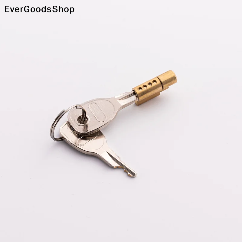 Cerradura de enganche para remolque con 2 llaves insertables, seguridad para cabezales de acoplamiento a presión, caravanas, autocaravanas, accesorios antirrobo