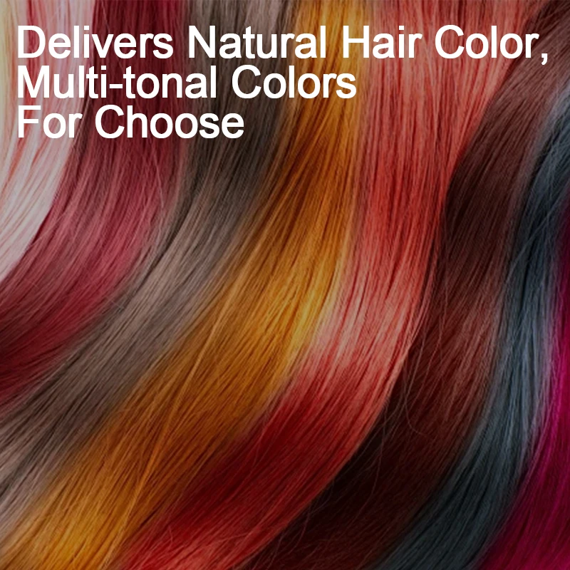 شامبو صبغ الشعر شبه الدائم بـ 10 ألوان، يخلق ألوان زاهية لامعة تدوم طويلاً للاستخدام اليومي، ولعب الأدوار، وحفلات العطلات #6