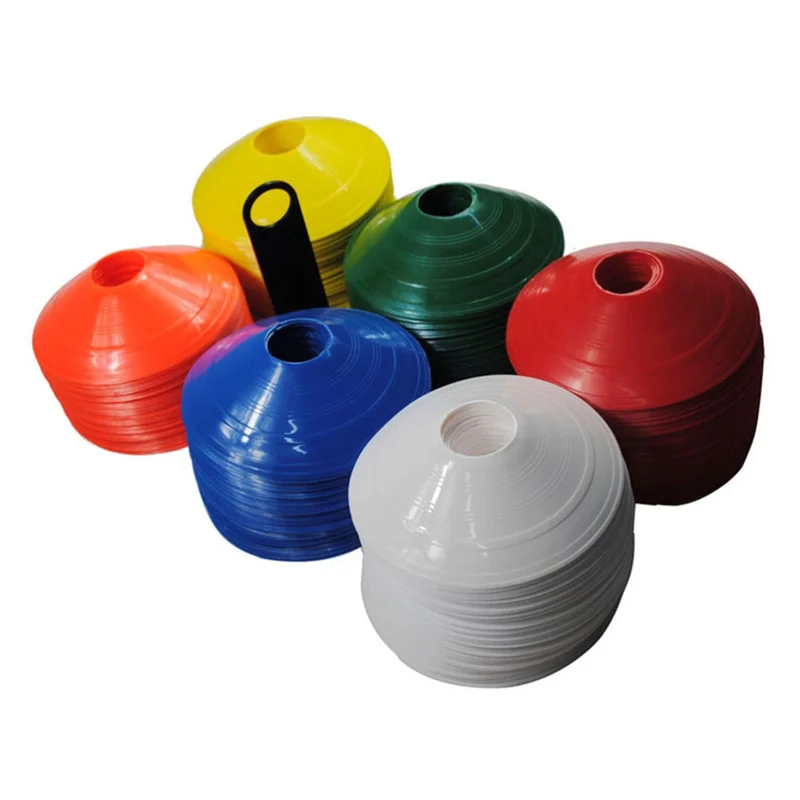 10Pcs Fußball Disc Kegel Set Fußball Agility Training Untertasse Kegel Marker Discs Multi Sport Training Raum Kegel Zubehör – Detail 10