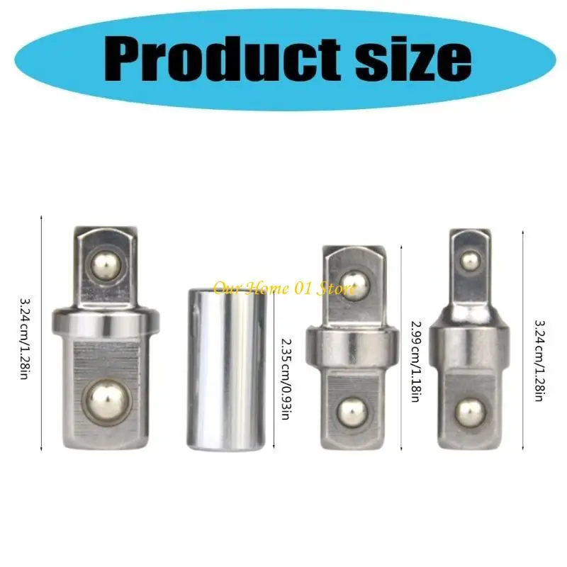 Adaptador zócalo Precisiones M4YC 1 4 Convertidor transmisión cuadrada 3/8 pulgadas para llave